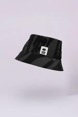 Back to Black Art Camo Bucket Hat