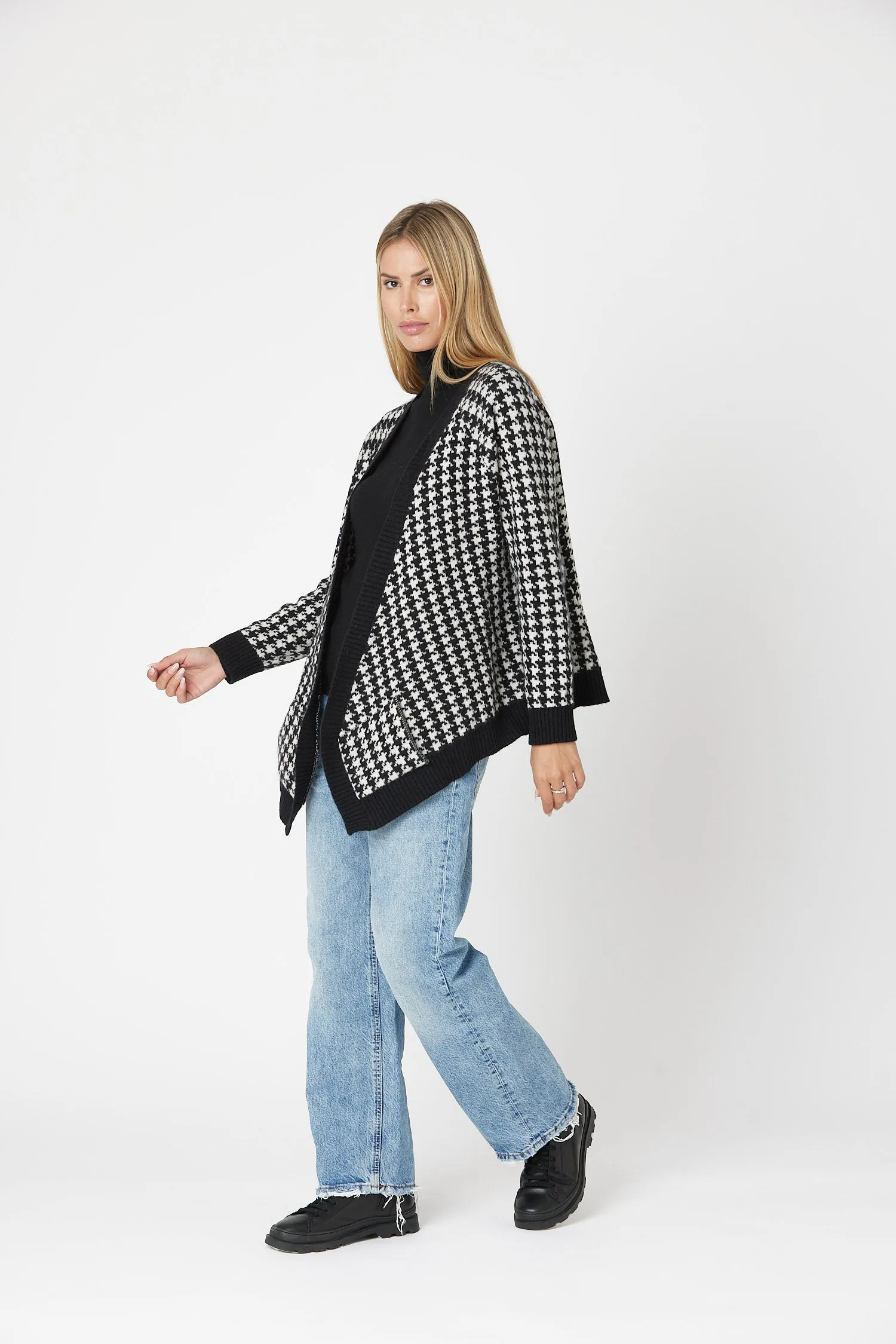 Houndstooth Cardigan