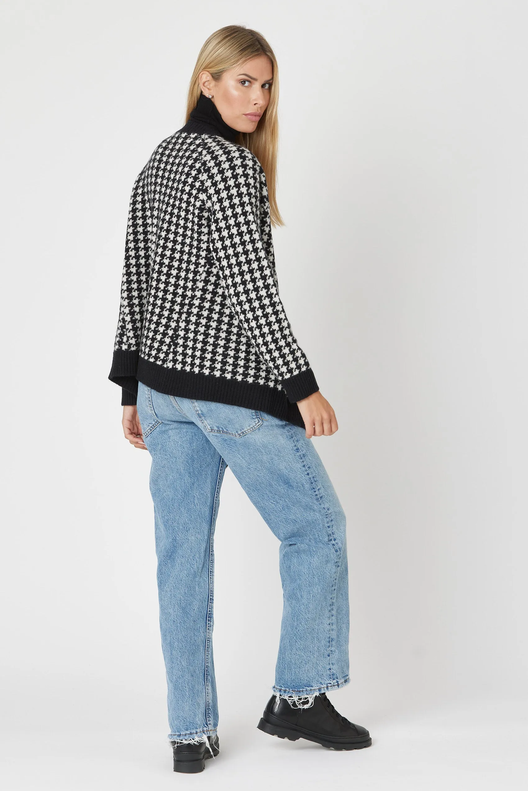 Houndstooth Cardigan