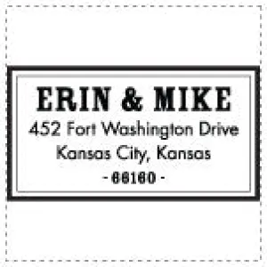 RUB2S-053 2"x2" Stamp