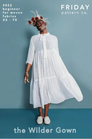 The Wilder Gown - Friday Pattern Company - Sizes XS-7X
