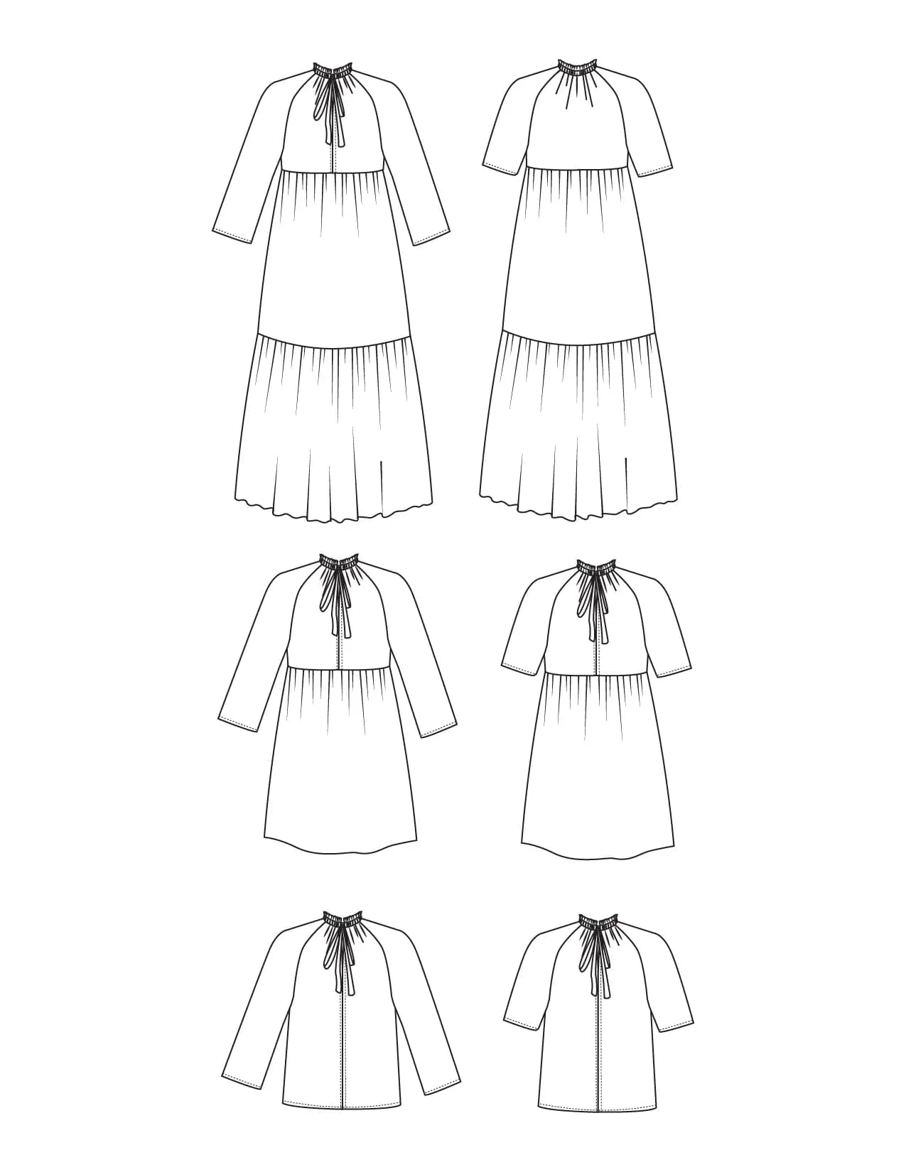 The Wilder Gown - Friday Pattern Company - Sizes XS-7X